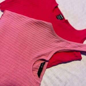 COPY - Two Pink Crop Tops From Shein For $5